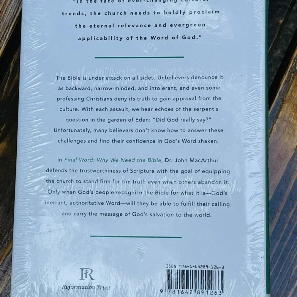 Final Word : Why We Need the Bible by John MacArthur 2019, Hardcover Sealed Book - Picture 2 of 2